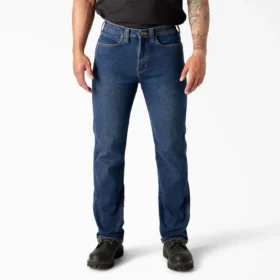 Vaqueros de 5 bolsillos con corte regular Flex