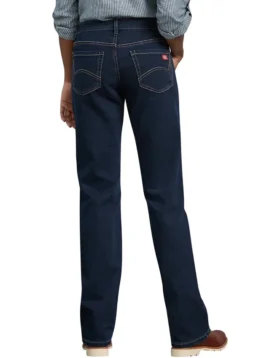 Vaqueros de corte bootcut relajados para mujer