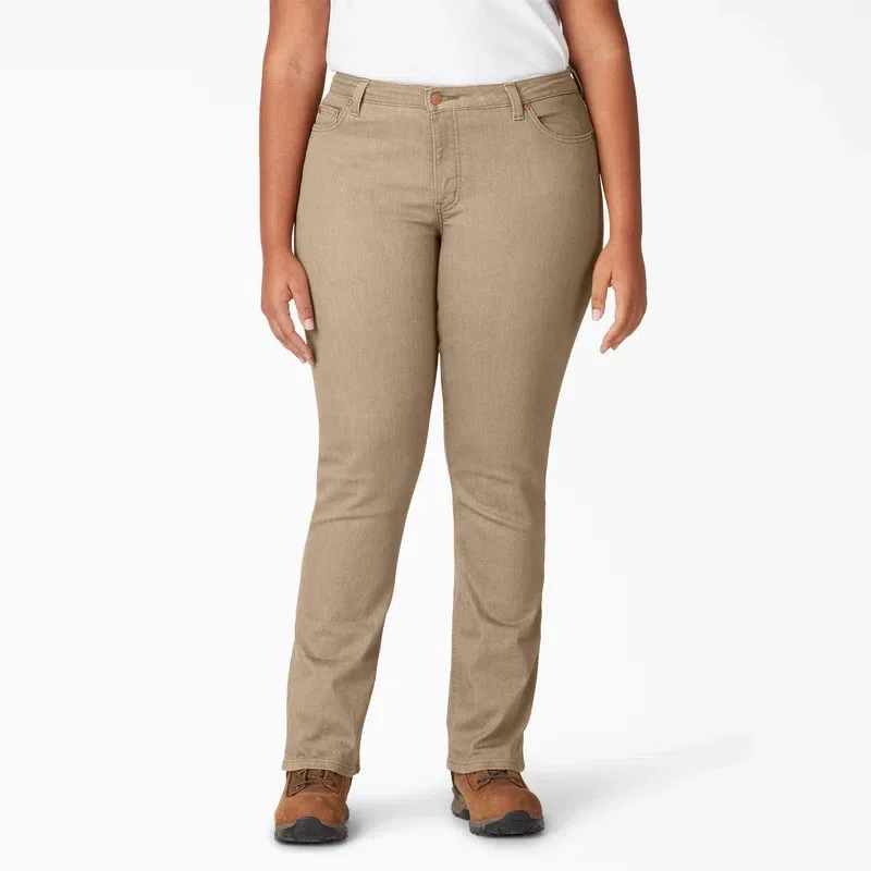 Vaqueros de corte recto Perfect Shape para mujer talla grande Vaqueros de corte recto Perfect Shape para mujer talla grande