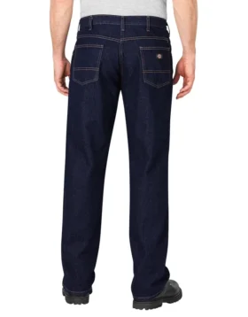 Vaqueros de denim de corte recto y holgado