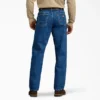 Vaqueros de denim grueso de corte recto y ajuste holgado Vaqueros de denim grueso de corte recto y ajuste holgado