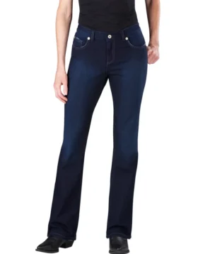 Vaqueros slim bootcut para mujer