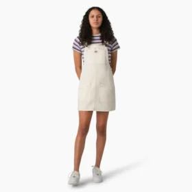 Vestido tipo overol con peto para mujer